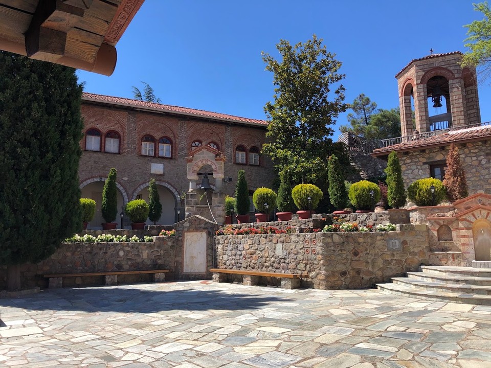 A square inside the monastery